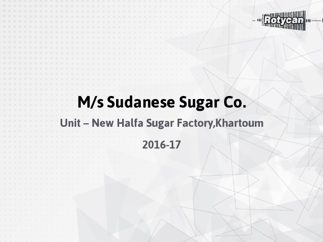 Sudanese Sugar Co 2016-17