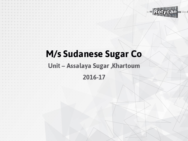 Sudanese Sugar Co Assalaya Sugar