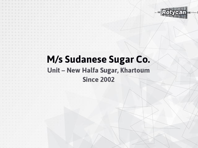 Sudanese Sugar Co. Unit – New Halfa Sugar, Khartoum 2002